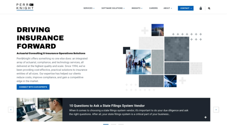 driving insurance website show portfolio